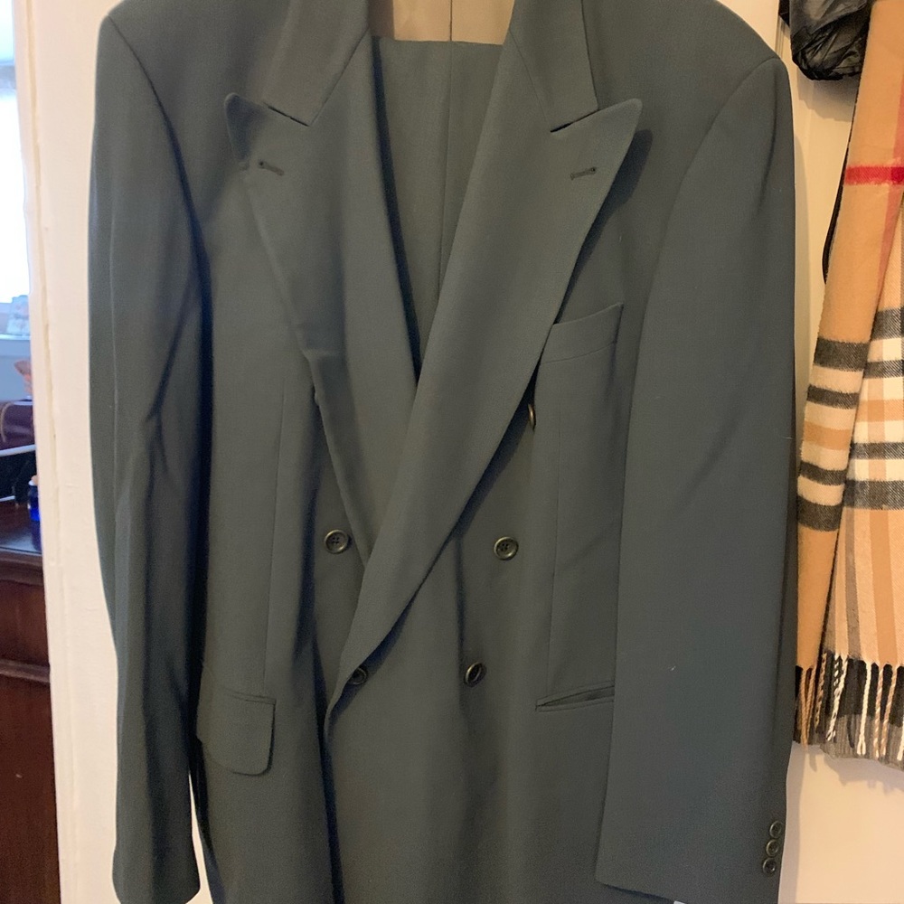 HUGO BOSS Zeus Akropolis WoolSuit DoubleBreasted